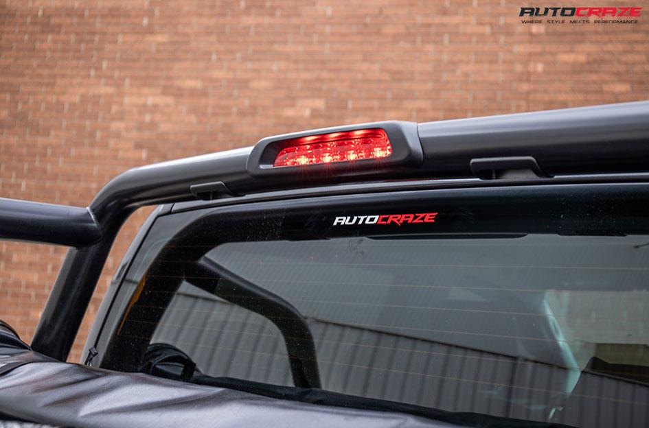 FORD RANGER COUPLER BLACK MACHINED WITH DARK TINT
